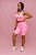Conjunto Bermuda Bolso + Top Decote U Confort - Rosa Chiclete - Imagem 2