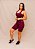Conjunto Bermuda Bolso + Top Decote U Confort - Roxo Profundo - Imagem 1