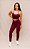 Conjunto Legging Bolso + Top Alça Confort - Roxo Profundo - Imagem 3