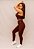 Conjunto Legging Bolso + Top Decote U Confort - Coffe - Imagem 8