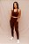 Conjunto Legging Bolso + Top Decote U Confort - Coffe - Imagem 2
