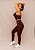 Conjunto Legging Lisa + Top Alça Confort - Coffe - Imagem 7