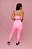 Conjunto Legging Lisa + Top Decote Alça Confort - Rosa Chiclete - Imagem 2