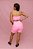 Conjunto Shorts Bolso + Top Alça Confort - Rosa Chiclete - Imagem 3