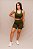 Conjunto Shorts Bolso + Top Decote U Confort - Exercito - Imagem 1