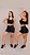 Shorts Fran Bolso Treino Corrida - Preto - Imagem 1