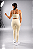 Top Alça Confort Treino Corrida -Off White - Imagem 2