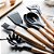Kit 12 Utensílios De Cozinha Em Silicone Com Cabo De Madeira - Imagem 8