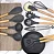 Kit 12 Utensílios De Cozinha Em Silicone Com Cabo De Madeira - Imagem 7