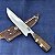 Faca Churrasco 8" - Inox 420c - Cabo Tradicional - Imagem 1