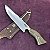 Faca Churrasco 8" - Inox 420c - Cabo Tradicional - Imagem 1