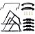 Kit Completo de Ferragens 1000n Cama Queen - Imagem 1