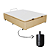 Jogo de pés de cama box baú 6 cm bicama - Imagem 5