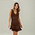 Mini Vest Tricot Franjas Capuccino - Imagem 2