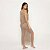 Saia Midi Tricot Areia - Imagem 4