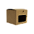 Caixas para Velas Aromáticas Pote Patê Com Visor Kraft 7,5x7,5x6,5 cm - Imagem 2