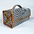 Necessaire Rocambole 4 Compartimentos e Gancho de pendurar Estampa Zig Zag - Imagem 1