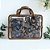Kit Bolsa Malinha Viagem - Estampa Arabesco Azul - Imagem 1