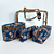 Kit Bolsa Malinha Viagem - Estampa Arabesco Azul - Imagem 2
