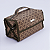Necessaire Rocambole 4 Compartimentos e Gancho de Pendurar Estampa Clássico Marrom Claro - Imagem 1