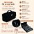 Necessaire Rocambole 4 Repartições Liso Preto - Imagem 7