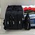 Bolsa de Mão Casual  com 3 Repartições e Necessaire Versátil - Liso Preta - Imagem 4