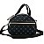 Bolsa de Mão Casual Nicoly - Tipo Oval - Estampa Classica Preta - Imagem 1