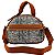 Bolsa de Mão Casual Nicoly - Tipo Oval - Estampa Abstrato Marrom Claro - Imagem 2