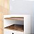 Conjunto Mesa de Cabeceira Kit Mesinha Canto Quarto Lateral Cama 2 Gavetas Organizadoras Retrô Quarto - Imagem 4