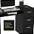 Escrivaninha Mesa para Computador Madesa Alaska 3 Gavetas 1 Porta - Preto - Imagem 5