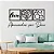 Kit com 3 Quadros Decorativos + Frase Abençoados por Deus - Decoração para Sala e Quarto em mdf - Imagem 2