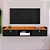 Rack Suspenso Sala Tv 1.20cm Home Decoração Parede Quarto Nicho 2 Porta Painel TV Aparador MULTI COR - Imagem 5