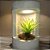 Balizador Redondo Em Cimento Cor Natural Led 7w Bivolt (25A x 15D) Jardim Externo E Interno - Imagem 3