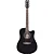 Violão Harmonics GE-30 Eletroacústico Aço Folk Preto - Imagem 2