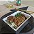 Filé mignon Bovino ao chimichurri + Arroz com espinafre + Berinjela ao shoyu - Imagem 1