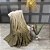 Cobertor Ultrasoft Queen 01 Peça Manta Flannel Grosso Aveludado Fluffy - Gold - Imagem 4