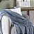 Cobertor Ultrasoft Queen 01 Peça Manta Flannel Plush Toque de Seda Sibéria - Azure - Imagem 2