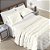 Cobre Leito Casal Padrão 03 peças Dupla Face 300 Fios Aveline - Off White - Imagem 1