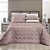 Cobre Leito King 03 peças Dupla Face 300 Fios Aveline - Rosê - Imagem 2