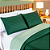 Cobre Leito Queen 03 Peças Dupla Face 200 Fios Colors - Esmeralda/Verde - Imagem 3