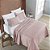 Cobre Leito Casal Padrão 03 Peças Dupla Face 200 Fios Bordado Inglês Nobless - Sal Rosa - Imagem 1