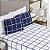 Jogo de cama Casal padrão 03 peças Micro Percal 200 Fios Austin Estampa -  Marinho - Imagem 2