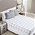 Jogo de cama Queen 03 peças Micro Percal 200 Fios Austin Estampa - Cinza - Imagem 1