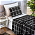 Jogo de cama Solteiro 03 peças Micro Percal 200 Fios Austin Estampa - Preto - Imagem 1