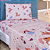 Jogo de cama Solteiro 03 peças lençol Toque Macio Bouti Kids - Unicórnio - Imagem 1
