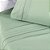 Jogo de Cama Lençol Solteiro 03 Peças Bordado Micropercal 200 Fios Allegra - Salvia - Imagem 2