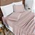 Jogo de Cama Lençol Queen 04 Peças Bordado Micropercal 200 Fios Nobless - Sal Rosa - Imagem 1