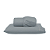 Jogo de lençol Viúvo 02 peças 100% Algodão Percal 180 fios Basic - Cinza - Imagem 3