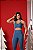 Conjunto Top + calçca  Fitness Poliamida Modelador Costa Cruzada - Imagem 2