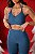 Conjunto Top + calçca  Fitness Poliamida Modelador Costa Cruzada - Imagem 3